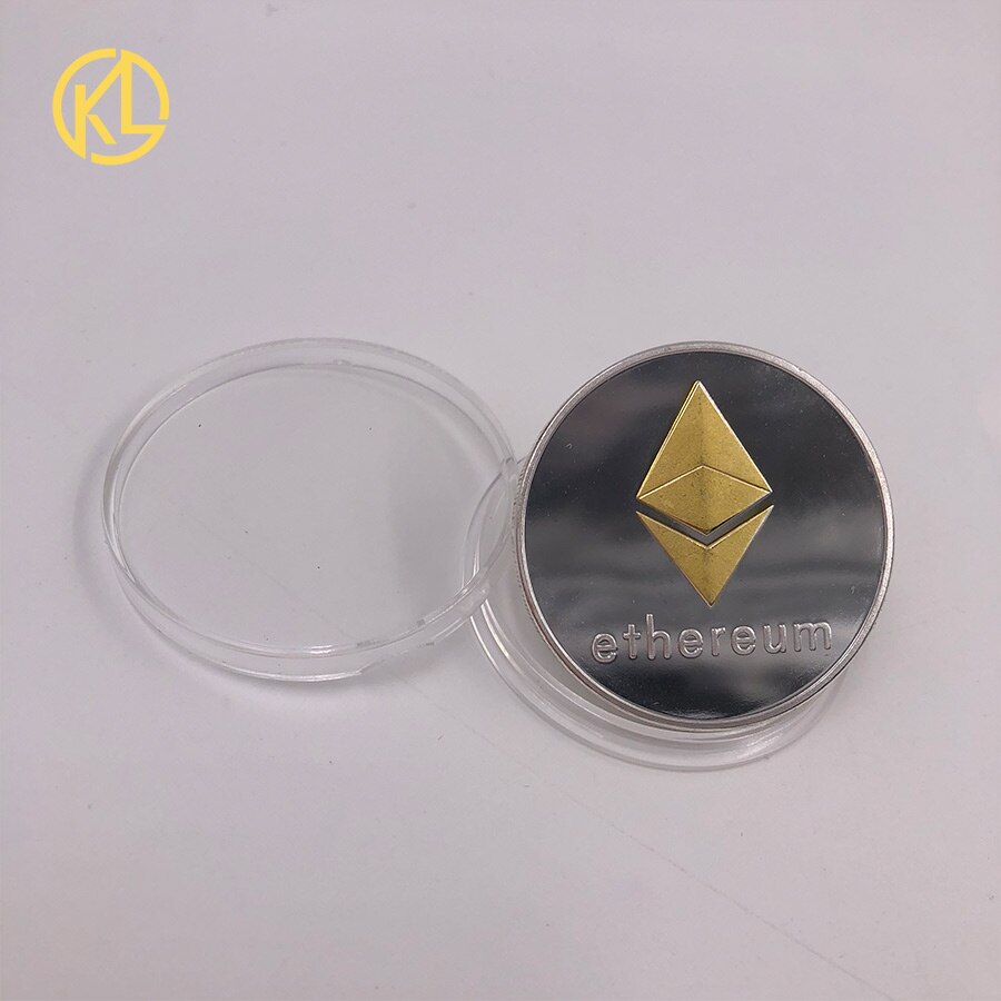 CO012 Gold Plated Ethereum Classic Coin Commemorative Coin Art Collection Physical Metal Imitation Home Party Decoration: CO-011-3