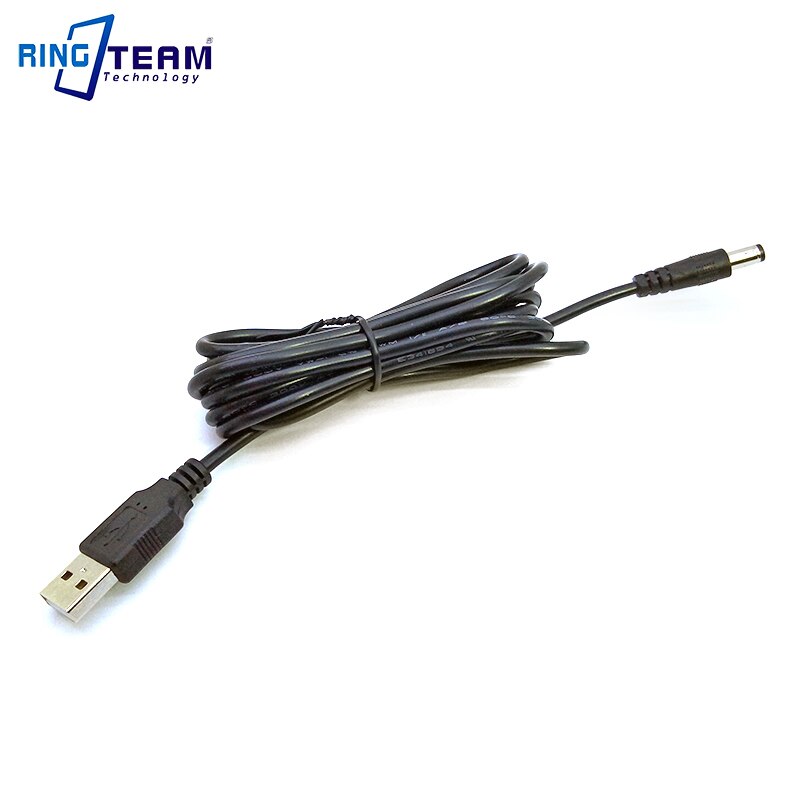 Cabo conector de potência, 2m dc 5v 5.5x2.5 / 5.5*2.1mm para video ink gt1 roteadores de televisão câmeras digitais e outros dispositivos