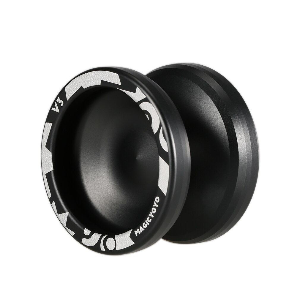 Magic Yoyo V3 tornio CNC yo-yo in lega di alluminio ad alta velocità reattivo con cordino rotante per ragazzi ragazze bambini bambini nero: Black