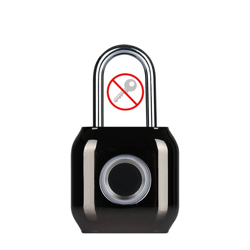 Smart Fingerprint Lock USB Rechargeable Waterproof IP66 Fingerprint Padlock Door Luggage Lock