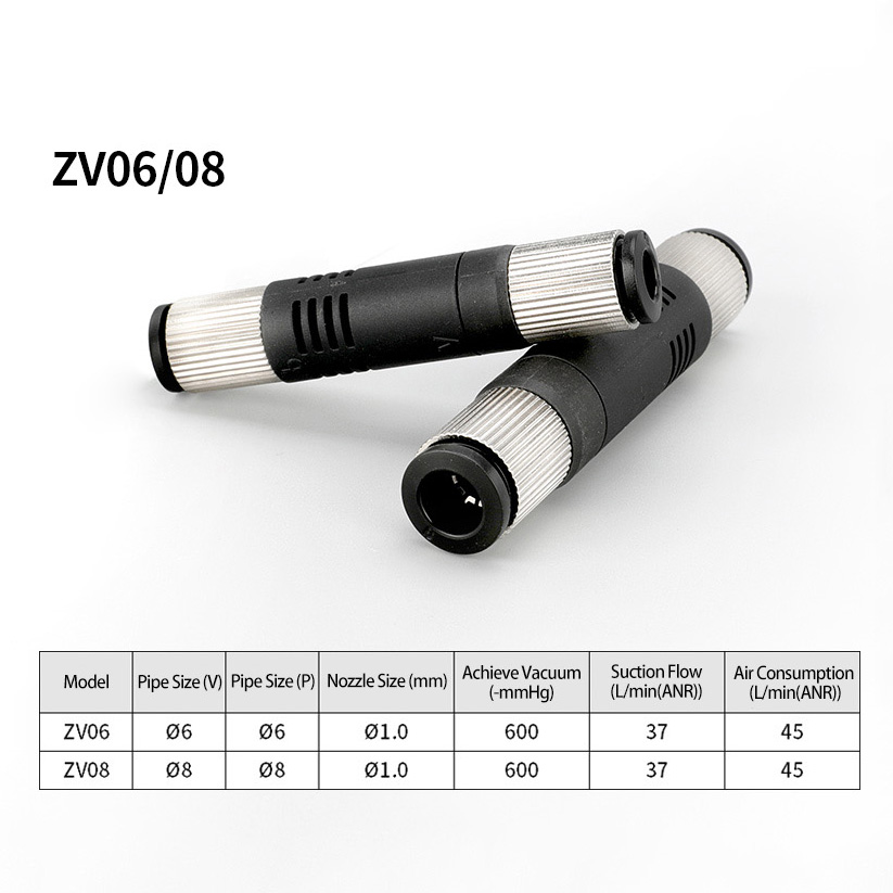 ZU05S ZU07S ZU05L ZU07L ZU-06 ZU-08 Vacuümgenerator SMC-type