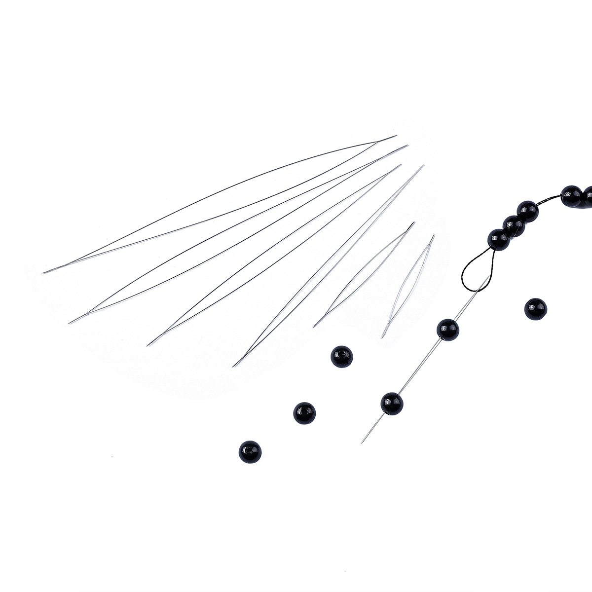 5,8-14cm Lange 5Stck Edelstahl Perlen Nadel Stifte Öffnen Nadeln DIY Perlen Armbinde Schmuck Werkzeuge, Der liefert Zubehör