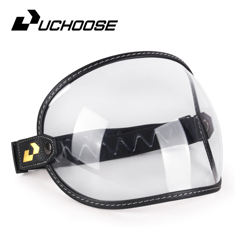 Retro-motorradbrille mit universellem bubble-visier und uv-schutz, vintage-motorradbrille, helmvisier, robust: Armeegrün