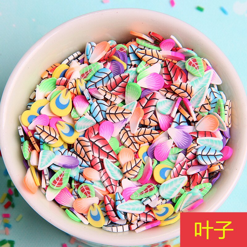 100G Diy Fruit Plakjes Slimes Additieven Soft Slice Voor Nail Art Beauty Decor Slimes Filler Leveranties Charms Accessorie speelgoed