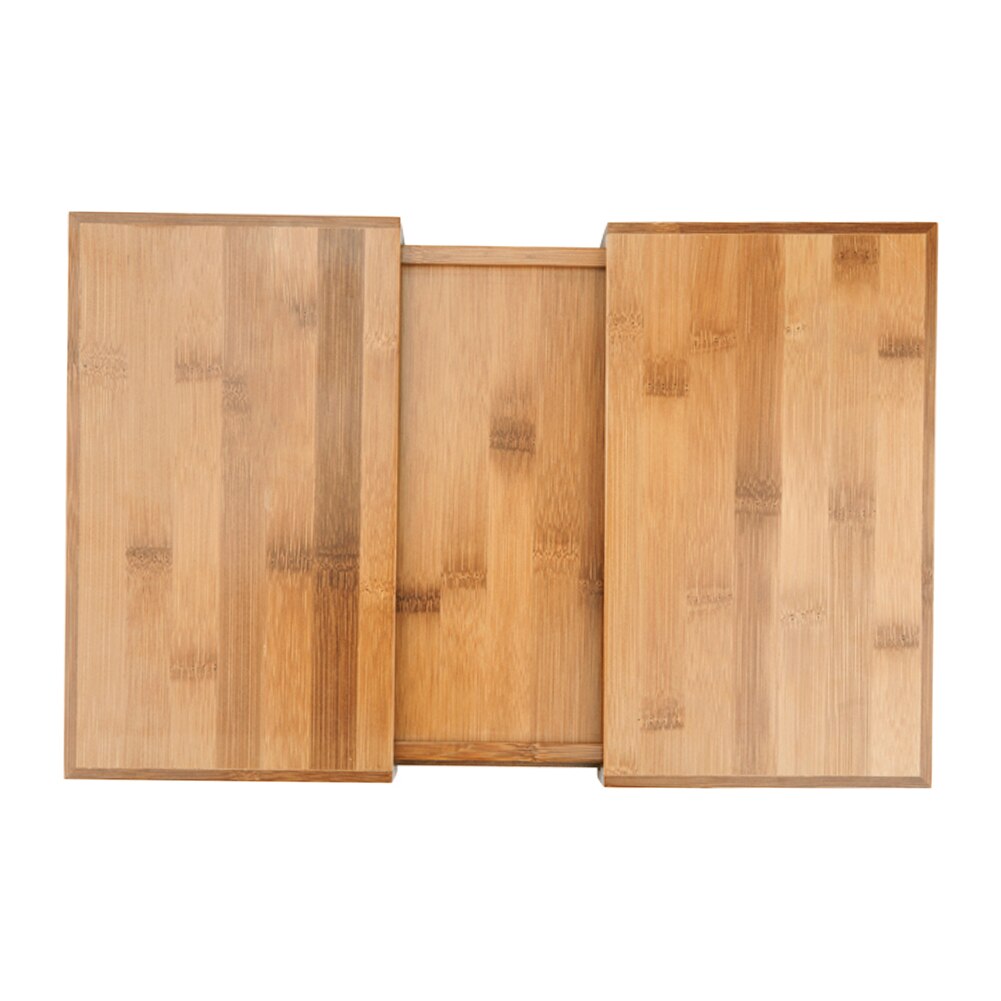 Bamboo Expandable Tray Drawer Organizer Cutlery Storage Box Retractable Cutlery Tray Kitchen Multi-Functional Drawer