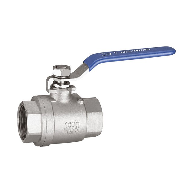 1/2 "3/4" 1 "1-1/2" 1-1/2 "2" valvola a sfera filettata BSP in acciaio inossidabile valvola a sfera in due pezzi