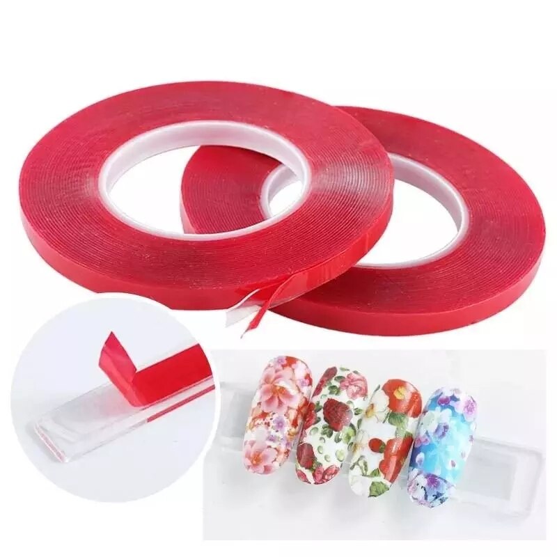 1 rouleau 3M/10M ongle acrylique Double face adhésif ruban autocollant faux faux ongles autocollants imperméable tracless manucure Salon