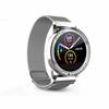 H16 Smart Horloge Vrouwen Jurk Hartslag Bloeddrukmeter Touchscreen Waterdichte Dame Smartwatch Voor Android Ios Vs KW10: H16 silver