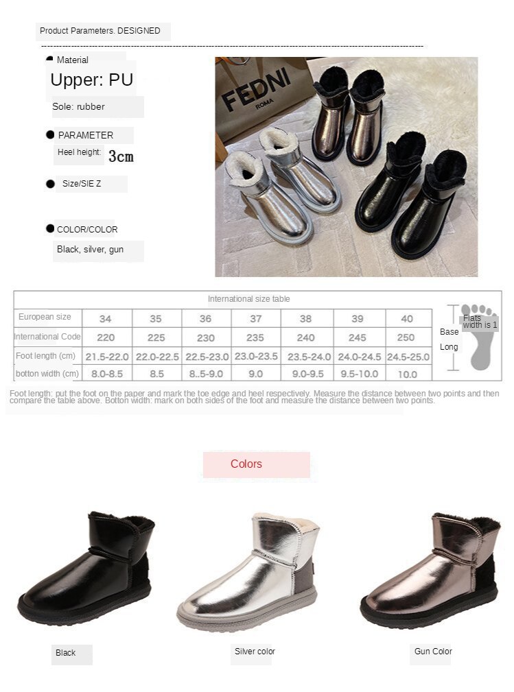 Winter wasserdichte dünnen niedrig-schneiden schnee stiefel frauen Reißverschluss verdickung schuhe dicken sohlen kurze röhre Schüler baumwolle schuhe