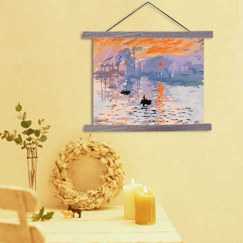 Magnetic Poster Hanger Frame Magnet Canvas Artwork Poster Hangers Frames Hanging