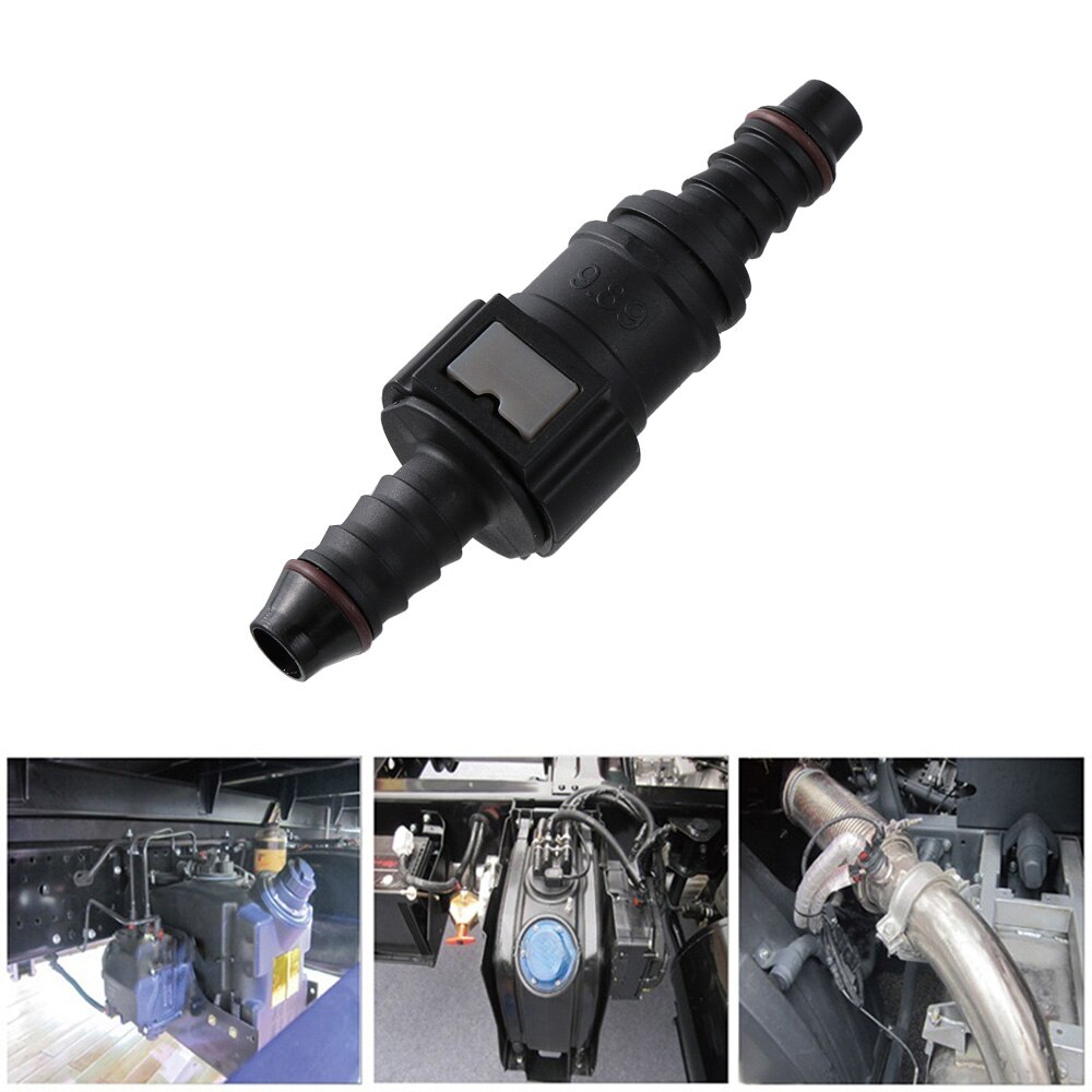 Connecteur de tuyau de moto à dégagement rapide, raccord de ligne de carburant, 8mm femelle 9.89 droit, raccord rapide