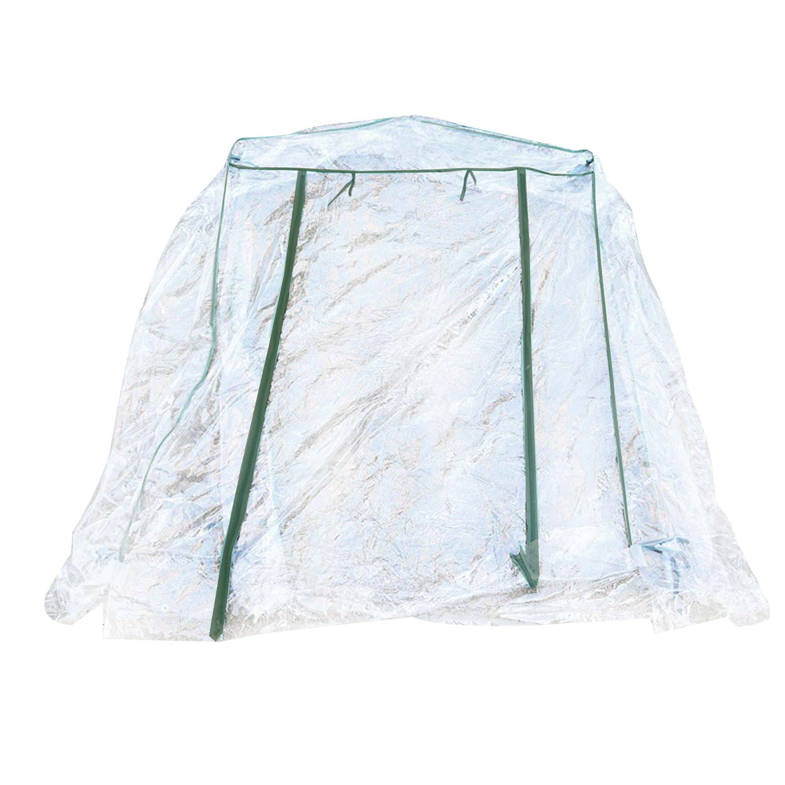 Greenhouse Cover Folding PVC Transparent Household Plant Cover Waterproof Garden Plants Cover (Without Iron Stand): Default Title