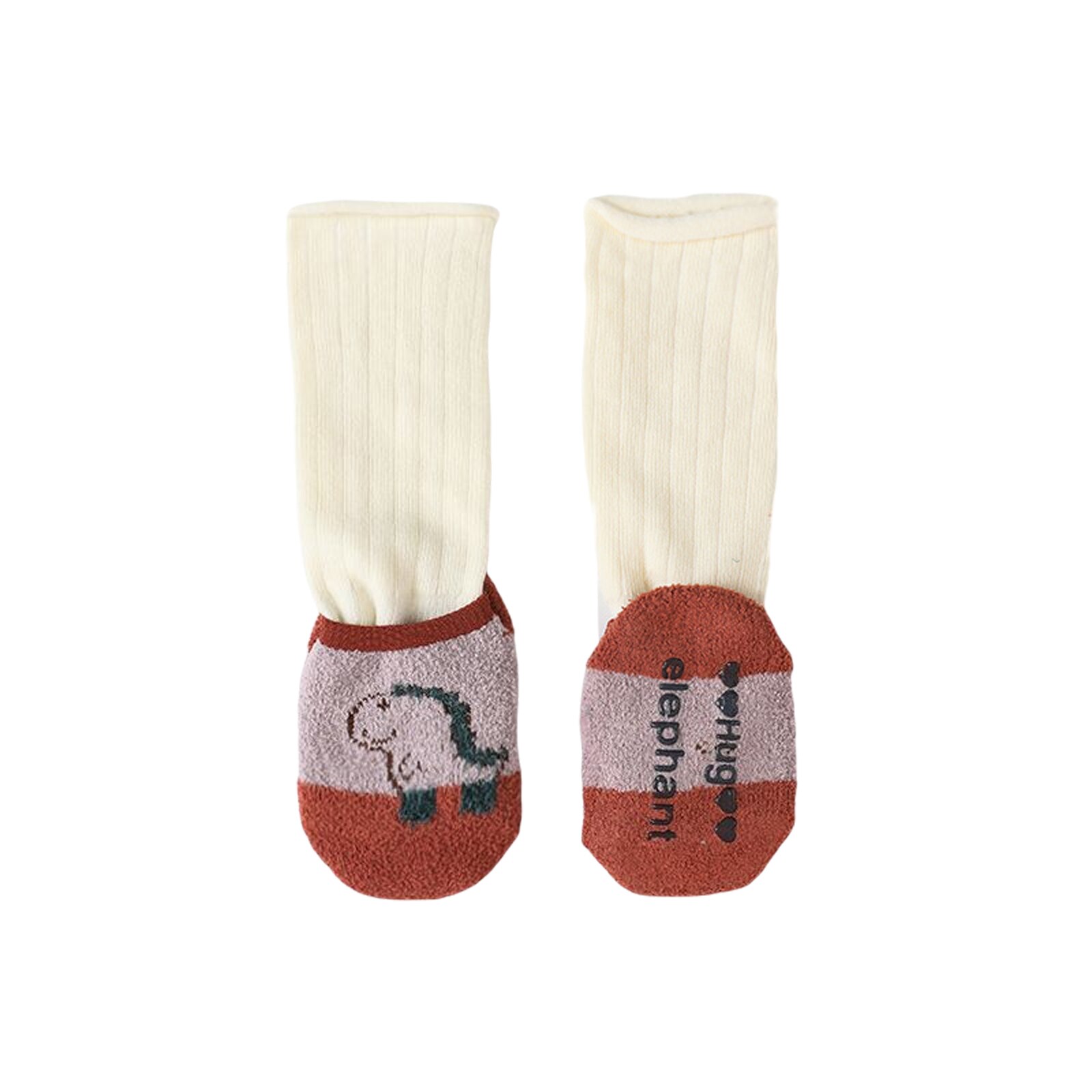 Recién Nacido calcetín Pantufla para bebés lindo interior hasta la rodilla calcetines antideslizante cubre calcetines con pinzas para niñas: B1 / 1-3 years