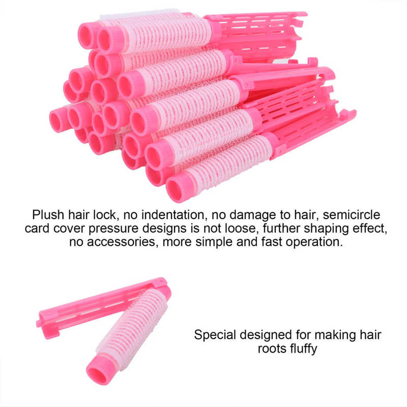 Curl 20pcs Hair Perm Rods Fluffy Perming Rod Hair Roller Curler Hairdressing Tool Kit Curlers For Curling Hair