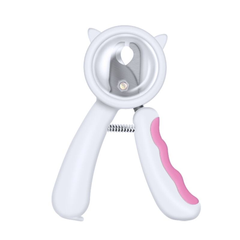 Pet Nail Clipper Dog Grooming Scissors Cats Claw Toe Tool Cutter Clipper Trimmer H7ED: Pink