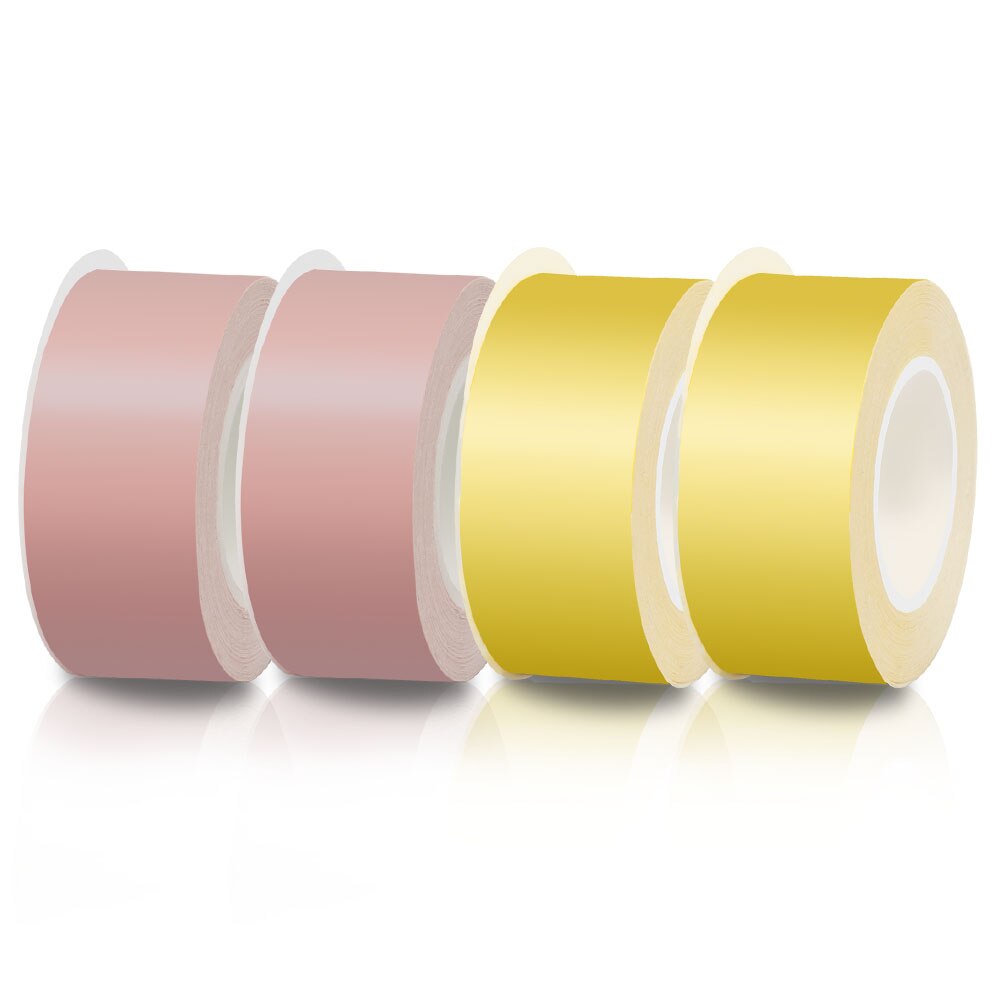 4PK 15mm taśma do króla Jim TEPRA Lite taśma LP15P LP15G LP15Y LP15R LP15B LP15S taśma z etykietami do króla Jim TEPRA drukarka do etykiet LR5E: yellow  pink