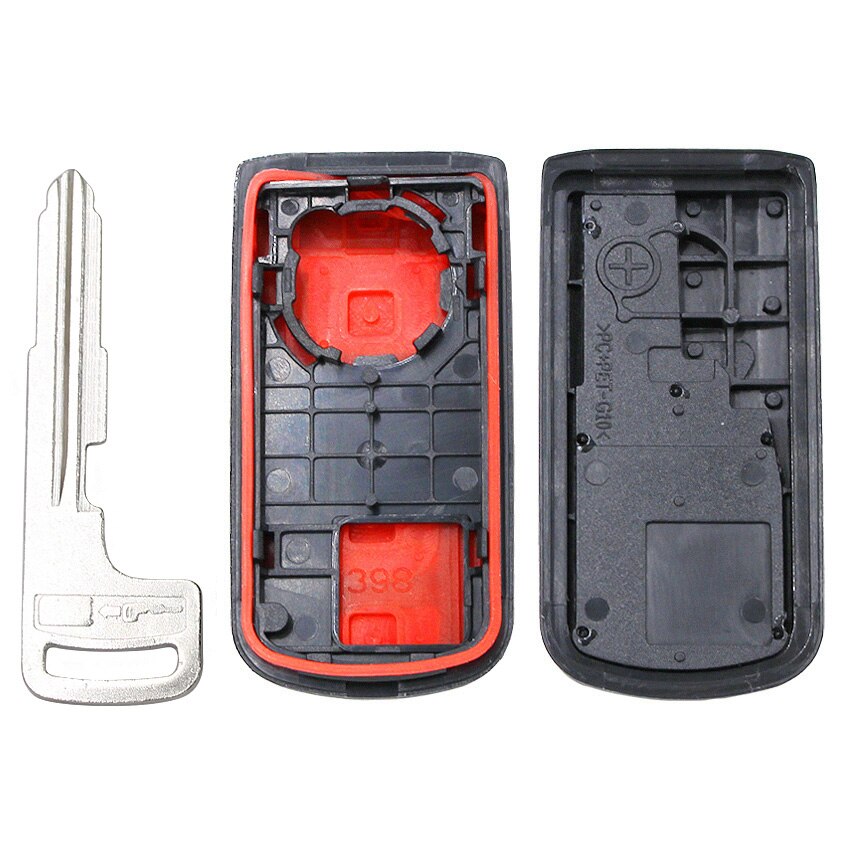 2/3/4 Buttons Smart Remote Key Shell Case Fob for Mitsubishi Lancer Outlander ASX Eclipse Galant with emergency key blade