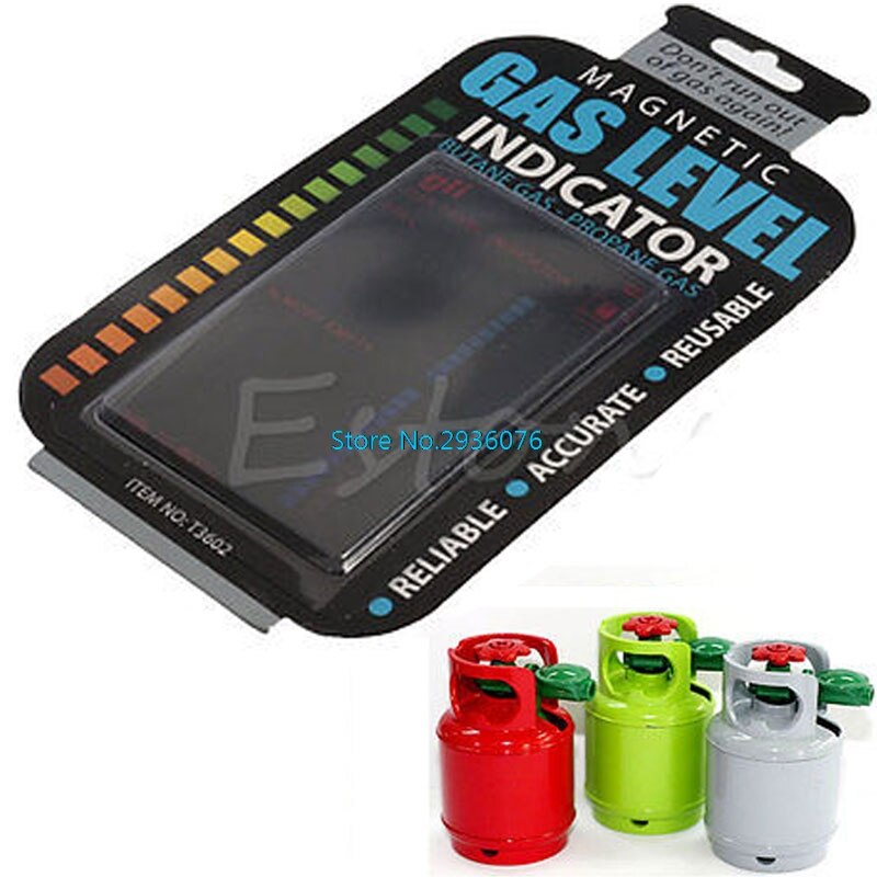 Indicateurs Magnétiques Niveau Gaz – Lot De 3 – Pour Bouteilles Propane/Butane – Réutilisables – Camping, BBQ, Voyage