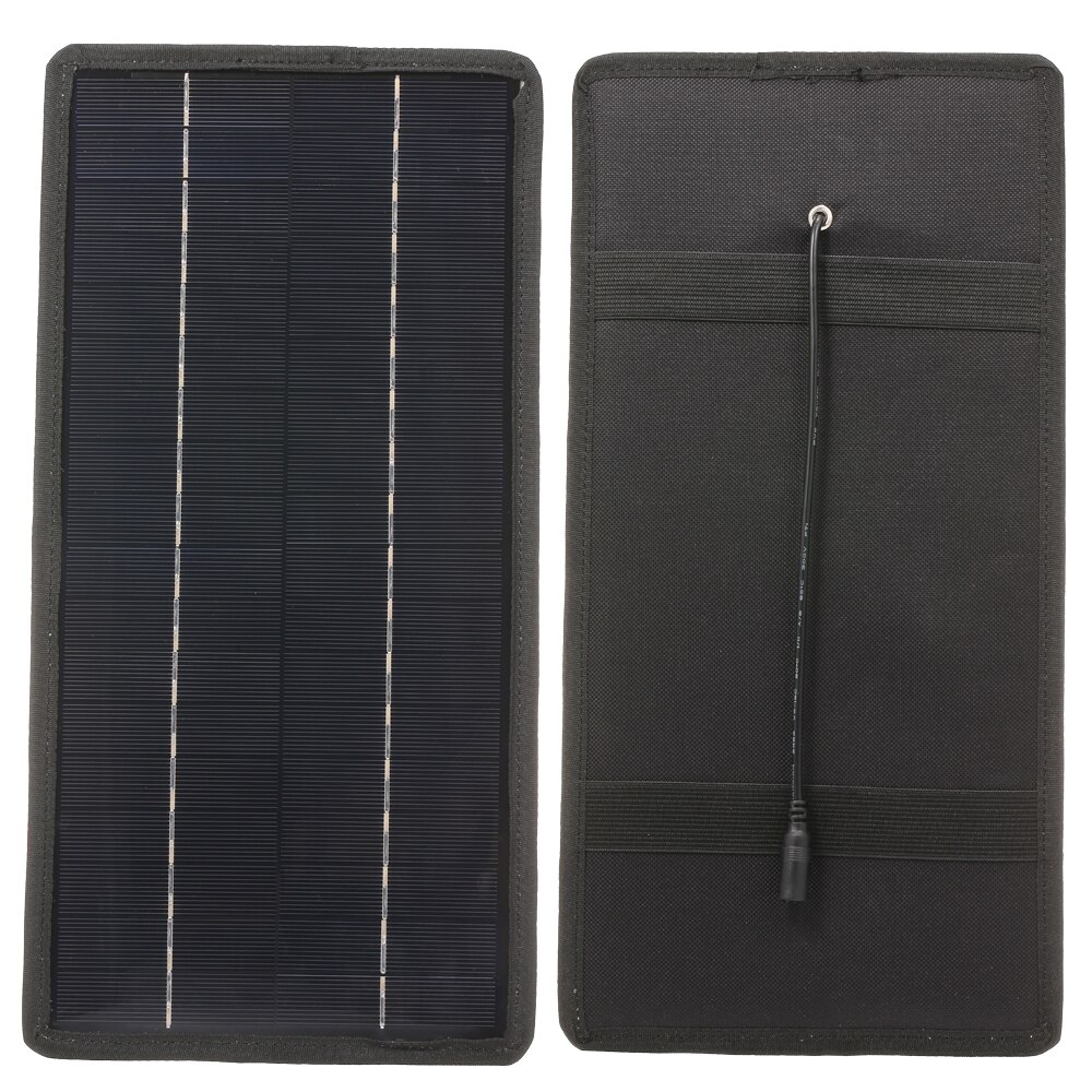 12V Solar Car Battery Charger Portable Monocrystalline Silicon Solar Power Panel Backup Trickle Charging For Motorcycle Boat