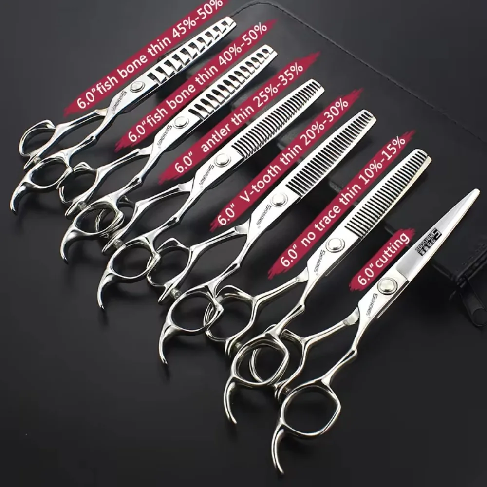 6/7/8/9 Inch hair cutting shears, Hairstylist Barber Scissors Set, Hairdressing long scissors, Hair Cutting Tools