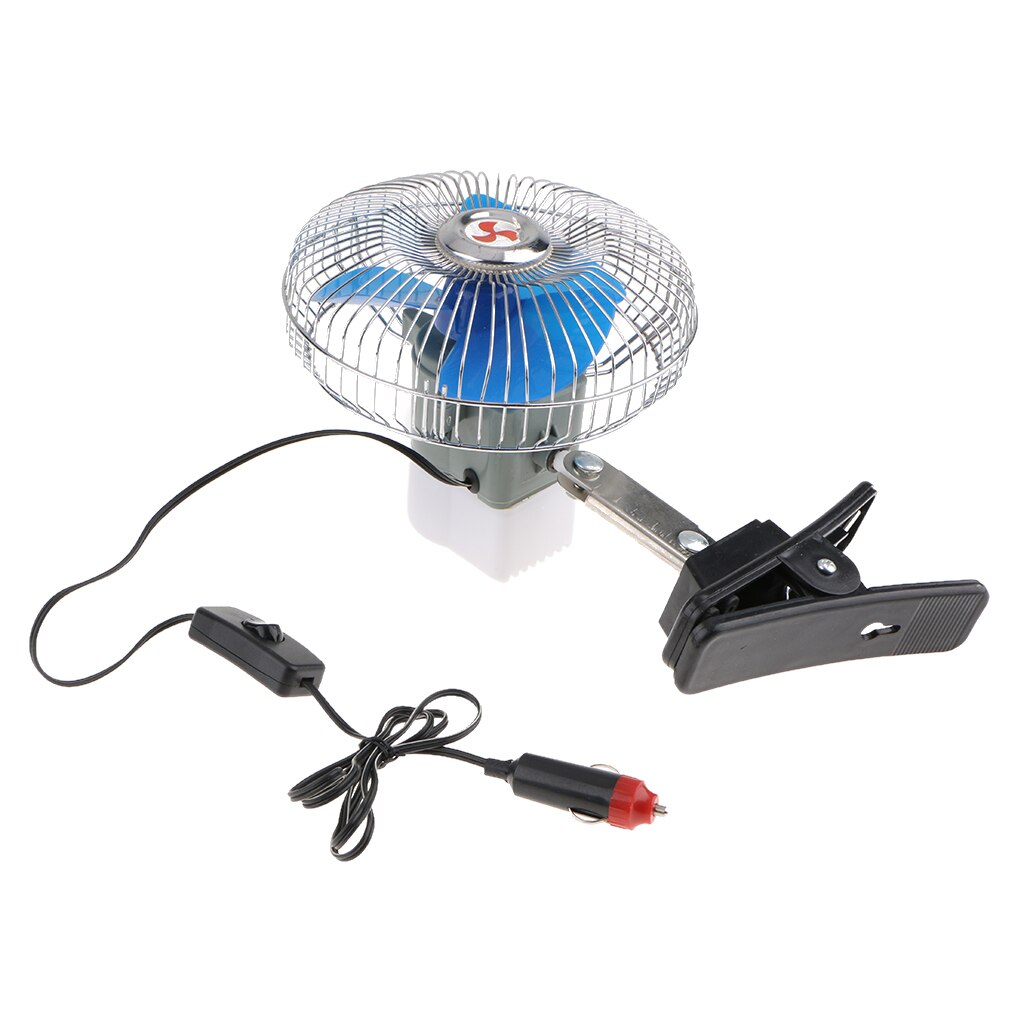 12v kojelautaa värähtelevä ajoneuvo auto pakettiauto kuorma-auto koti clip-on-tuuletin