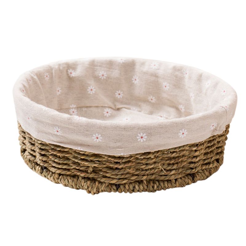 Multifunctional Woven Basket Storage Basket For Toilet Tank Top Decorative Basket For Closet, Bedroom, Bathroom, Entryway, Offic: Black