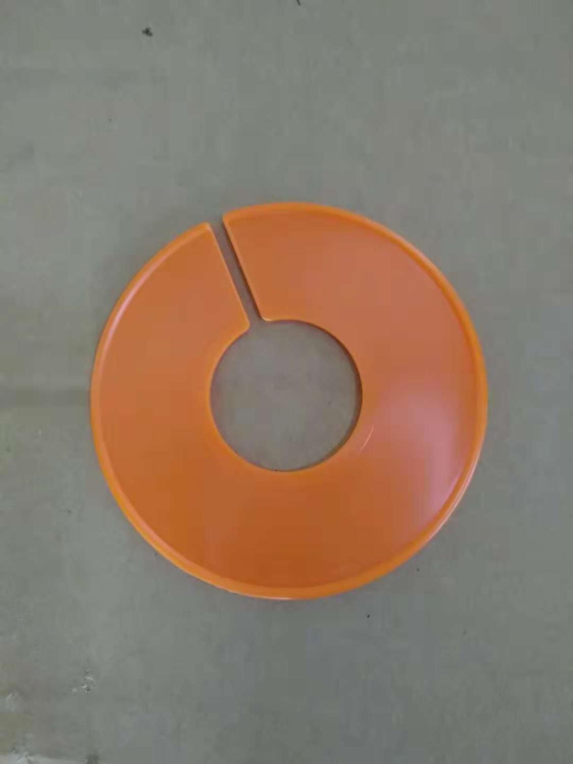 5 lege Ronde Rack Plastic Kleding Ring Maat Verdelers Past Ronde Vierkante Buis Kledingstuk Tags Maat Markering Ring
