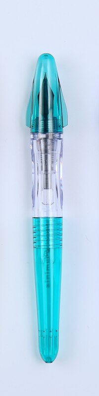 Stylo-plume pilote Pluminix, pointe plate transparente, Extra-petite, pointe audacieuse, calligraphie arabe japonaise Kawaii: green / B