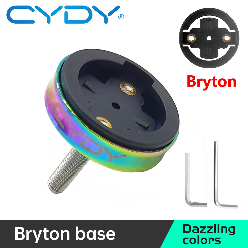 CYDY-Support de vélo pour Garmin, Bryton Rider 420, Wahoo XOSS, IGPSPORT, lumière d'ordinateur de vélo, support de route VTT, GPS, accessoires de vélo: Black