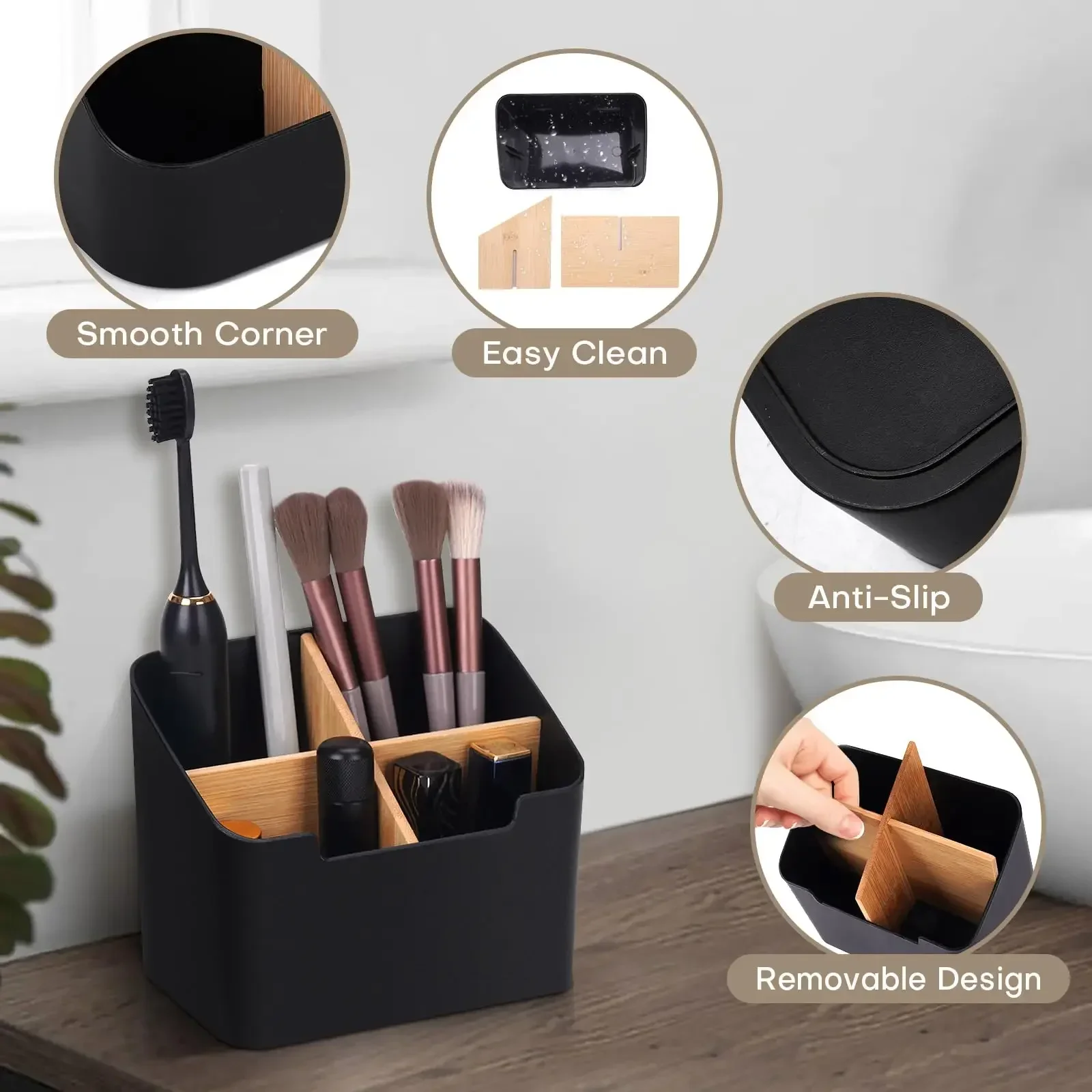 Multifunctionele opbergdoos TV-airconditioner Afstandsbediening Organizer Praktische tissuebox Cosmetische opbergdoos voor thuis