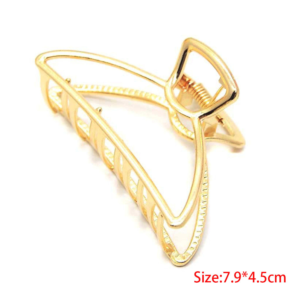 11Styles géométrique cheveux griffe pour femmes filles pinces cheveux crabe métal or pince à cheveux griffe accessoires épingles à cheveux ornement: 11