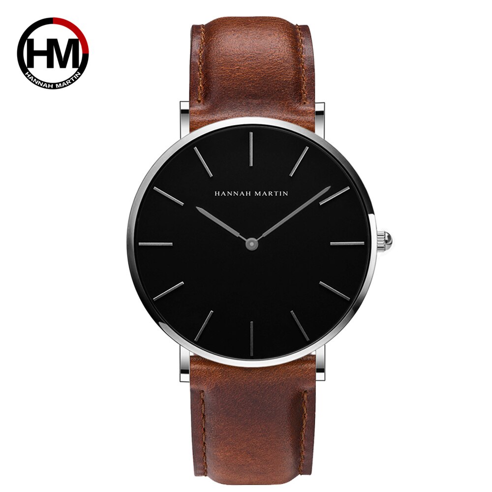 Superslank quartz casual polshorloge zakelijk merk leren analoog quartz horloge heren horloges heren: 16