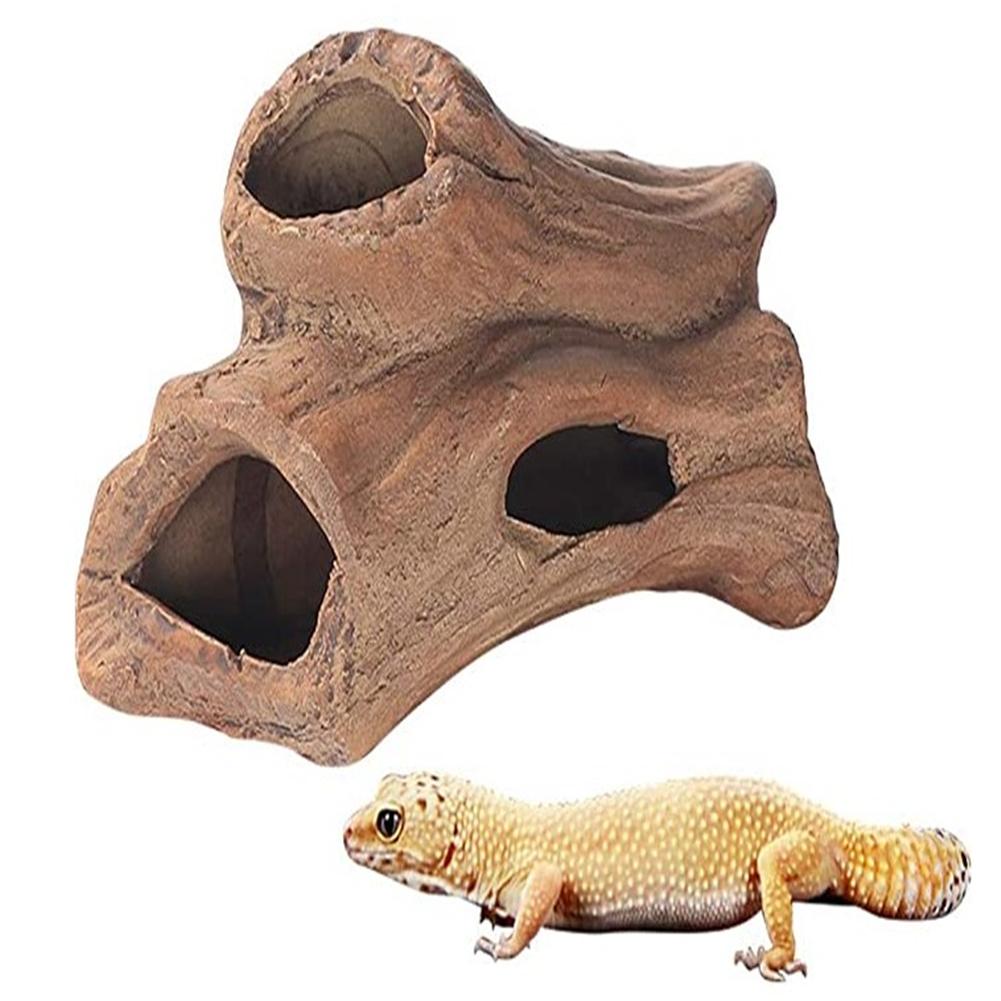 Support en forme de branche d&#39;arbre pour reptiles serpent escalade, plate-forme décorative, ornement en céramique