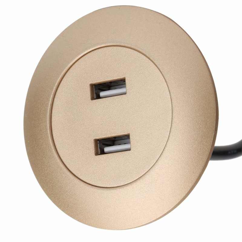 Dual USB2.0 Charging Socket Charger Phone Charging Socket for Electric Recliner Sofa Household Furniutre Parts