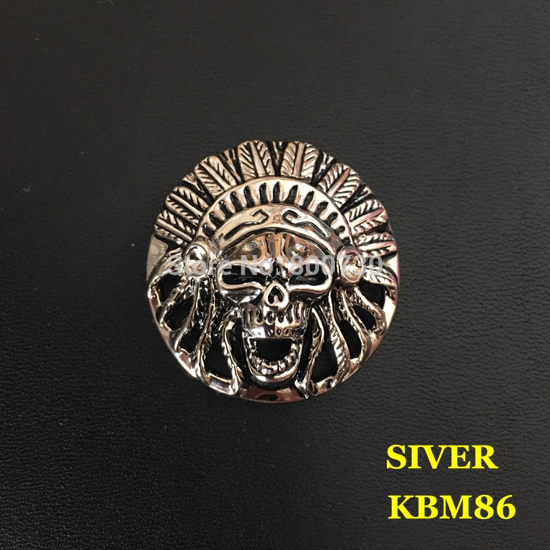 (KBM86) 10 st 1-3/8 ''(34.5mm) indian Chief Head Conchos Westerse Paardensport Tack Concho Screwback Leathercraft Silver