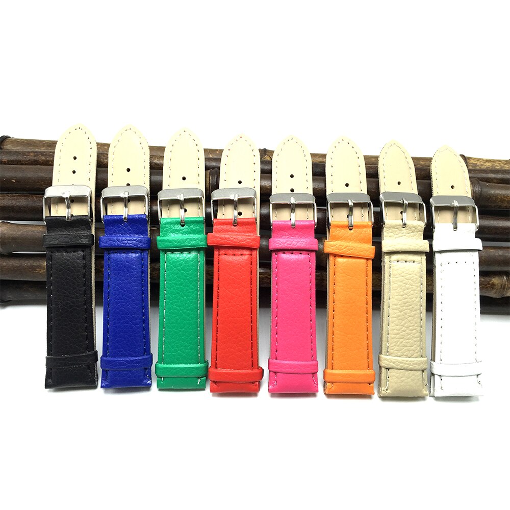 Flerfarget klokkerem 20mm klokkereim kvinnelig klokkerem 20mm armbånd og klokkeremmer bestselgende  fz009