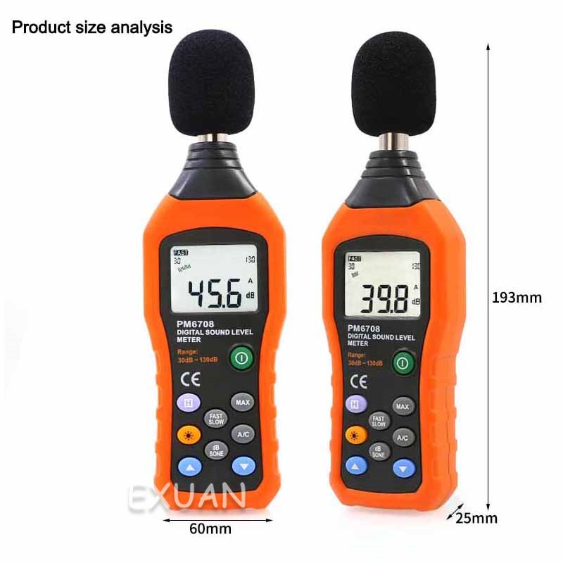 High-precision digital sound level meter / Noise meter -grade handheld decibel meter / Nise detector