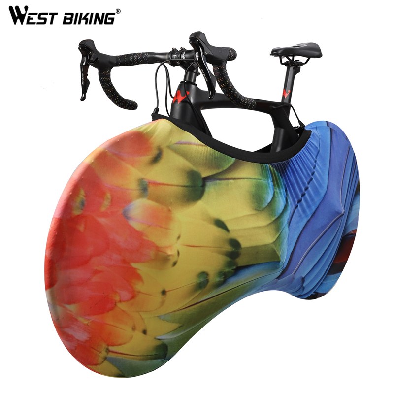 West biking cykelcover cykel cykel hjul støvtæt ridsefast cover indendørs beskyttelsesudstyr mtb cykelcover opbevaringstaske