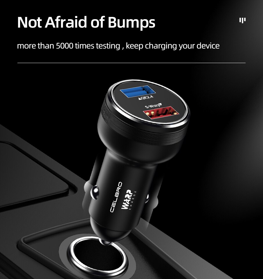 For OnePlus Dash Charge Car Charger Original for One Plus OnePlus 8 7 Pro Nord N10 5G N100 Warp Charger Carcharger Fast Charging