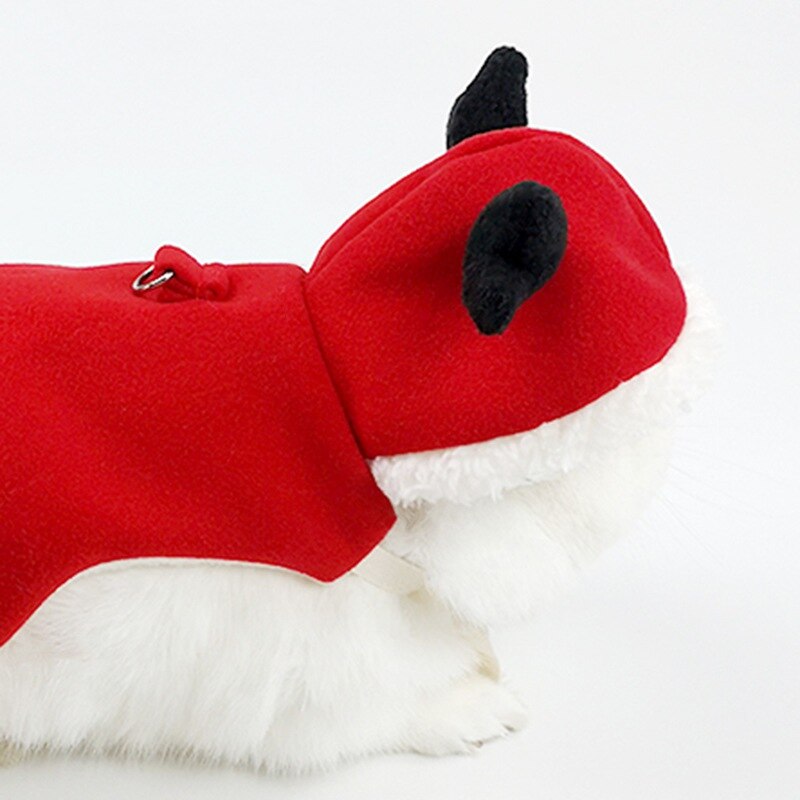 Vêtements chauds d&#39;hiver pour petit Animal, lapin, furet, Chinchilla, Costume de noël, tenue pour chien XXS, pour fête de noël