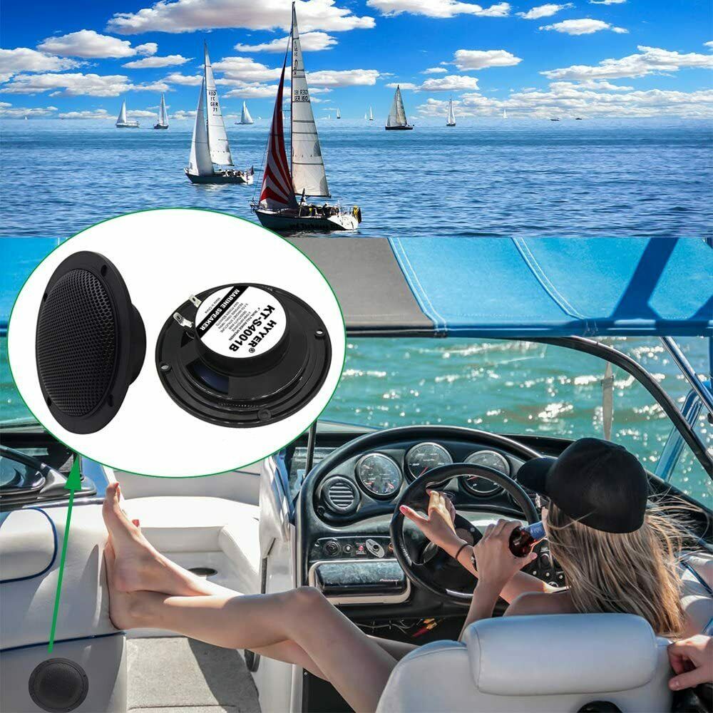 160 watt 4 '' 2- vejs marine båd vandtætte højttalere til udendørs marine båd spa uv-bevis udendørs musik højttaler