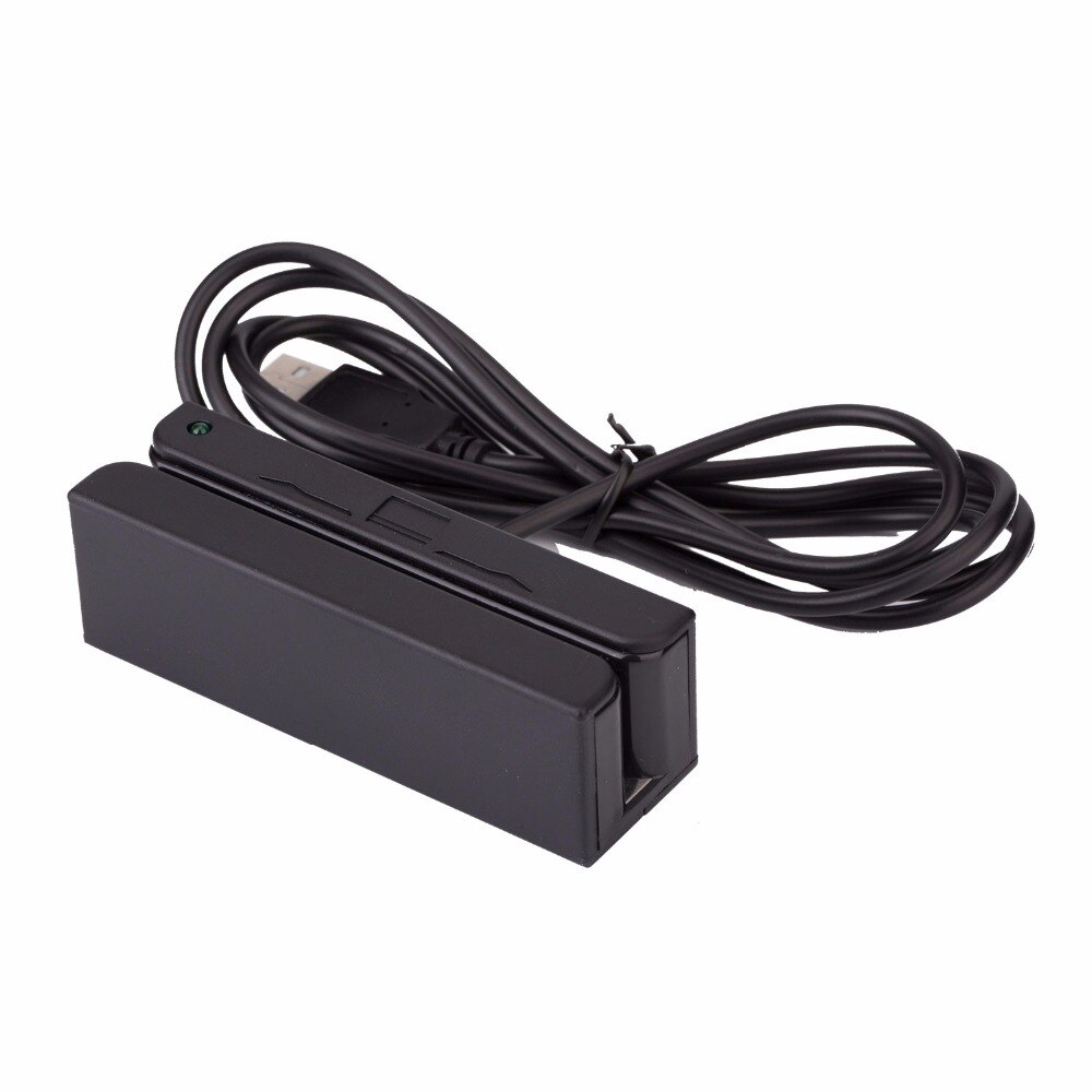 Universal Magnetic Card Reader MSR100 Stripe USB 3 Tracks Strip For Swipe Bar Code Reader From US UK CN