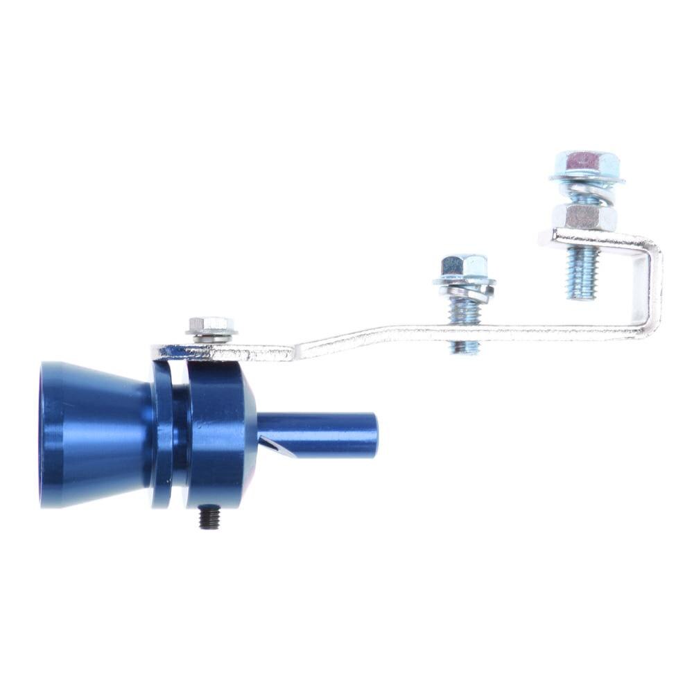 Universal Sound Simulator Car Turbo Sound Whistle Muffler Vehicle Refit Device Exhaust Pipe Turbo Sound Whistle Auto Accessories: Blue M