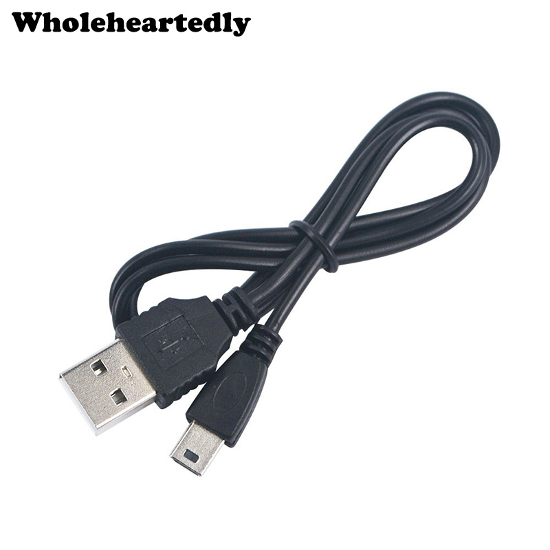 80 Cm Usb 2.0 A Male Naar Mini 5 Pin B Gegevens Charger Charging Cable Cord Adapter 5TLR Mini usb Adapter Voor MP3 MP4 Speler