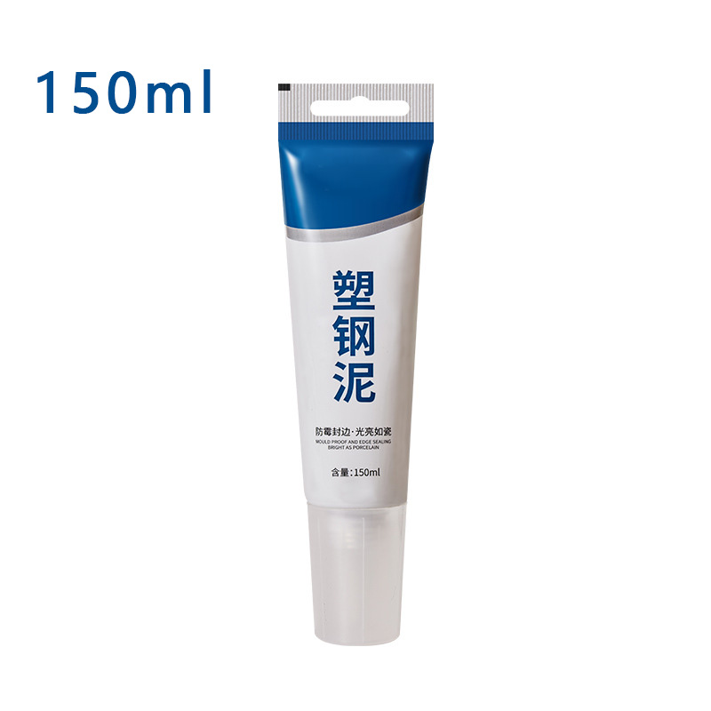 Household Caulking Sealant Plastic Steel Mud Waterproof sealant Kitchen Bathroom Anti-mildew Glue Epoxy Resin Leak Plugging Glue: black