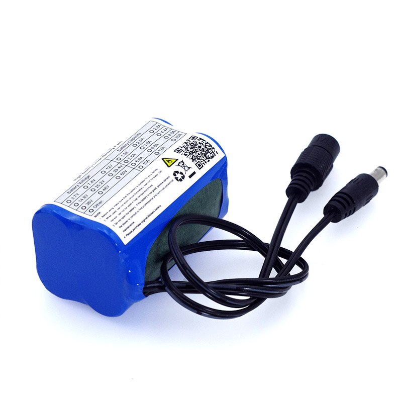 Varicore Beschermen 7.4 V 5200 Mah 8.4 V 18650 Li-Ion Batterij Fietsverlichting Hoofd Lamp Speciale Batterij dc 5.5 Mm + 1A Charger