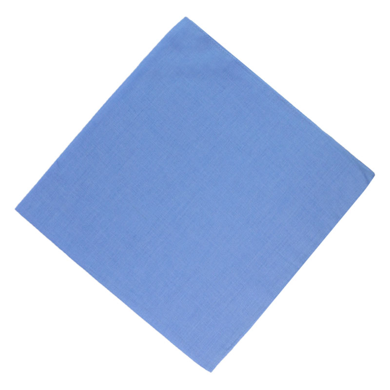 100% Cotton Soild Plain Black White Navy Blue Red Color Bandanas For WomensMens Multi Colour Style Wristband: Sky blue