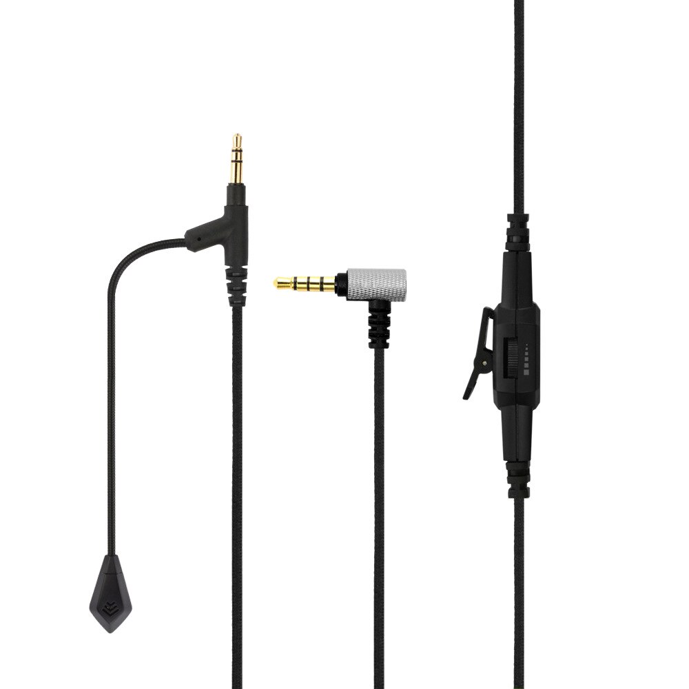 3.5Mm Boom Microfoon Volume Kabel Voor V-MODA Crossfade M-100 Lp LP2 M-80 V-80 Om Gaming Hoofdtelefoon Voor Skype PS4 xbox Een Telefoons: Default Title