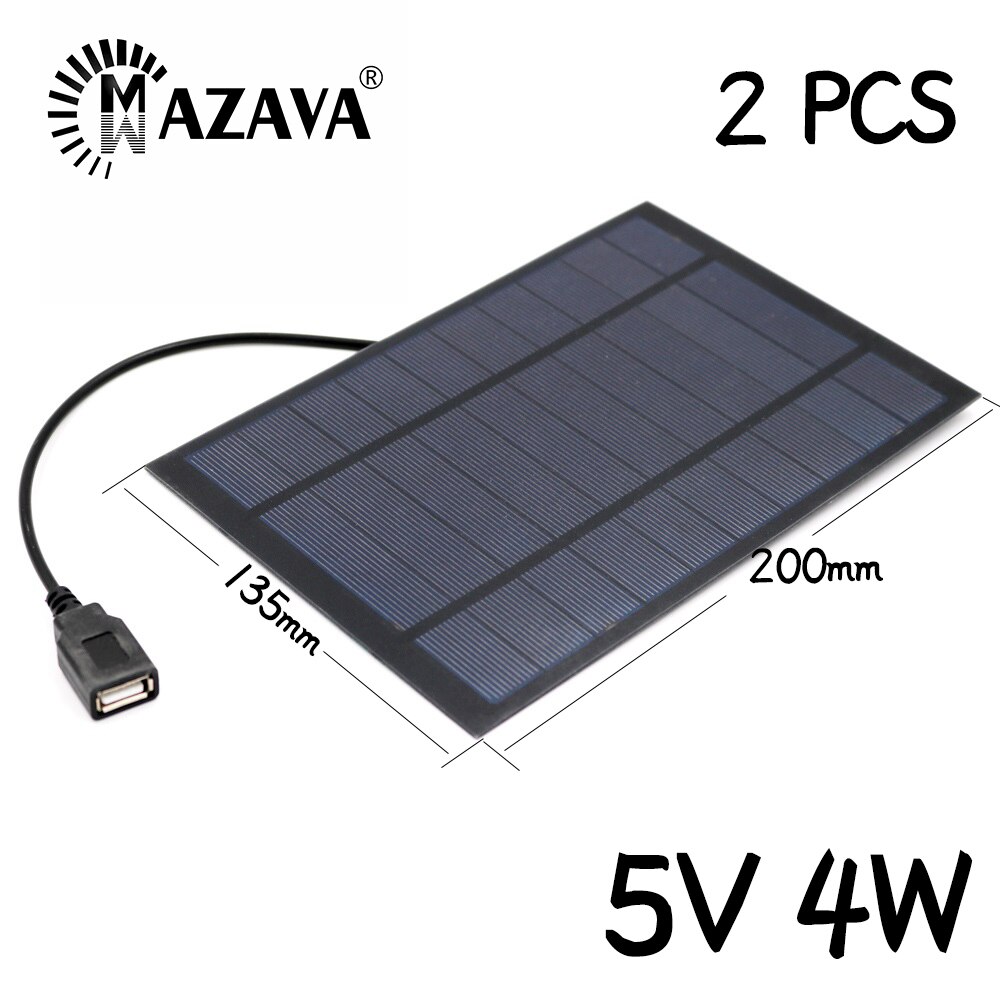 2PCS 5V 7 6 4 3 1.5W Solar Cells 5V Battery Charger Home Improvement Solar Panel Powerbank Outdoor Polycrystalline Silicon: Desert Camouflage