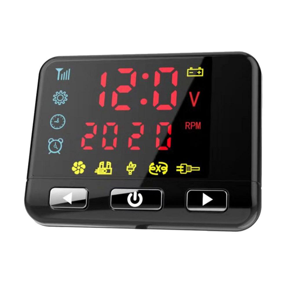 12/24v bilvarmer lcd switch controller fjernbetjening til diesels luft parkeringsvarmer udskiftning auto interiør tilbehør: A 12v